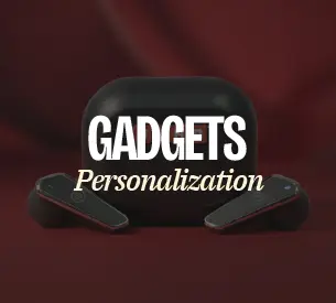 gadgets with company logo